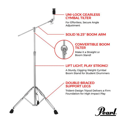 Pearl - BC-820 - Boom Cymbal Stand