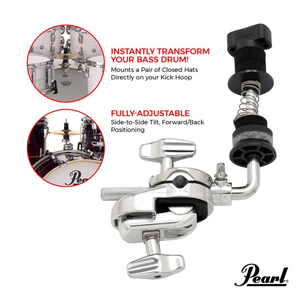 Pearl Bass Drum Hoop Mounted Closed Hi-Hat Holder