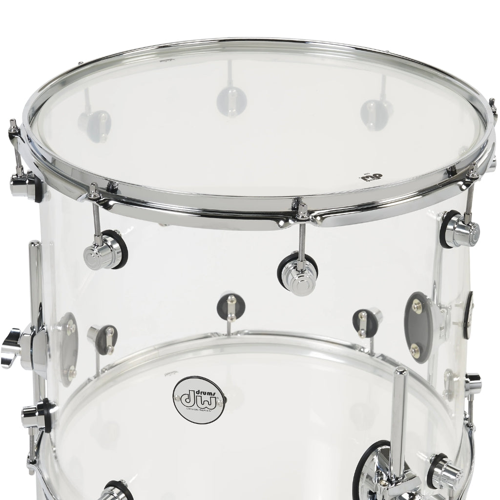 DW - Design Series 4-piece Shell Pack - Clear Acrylic