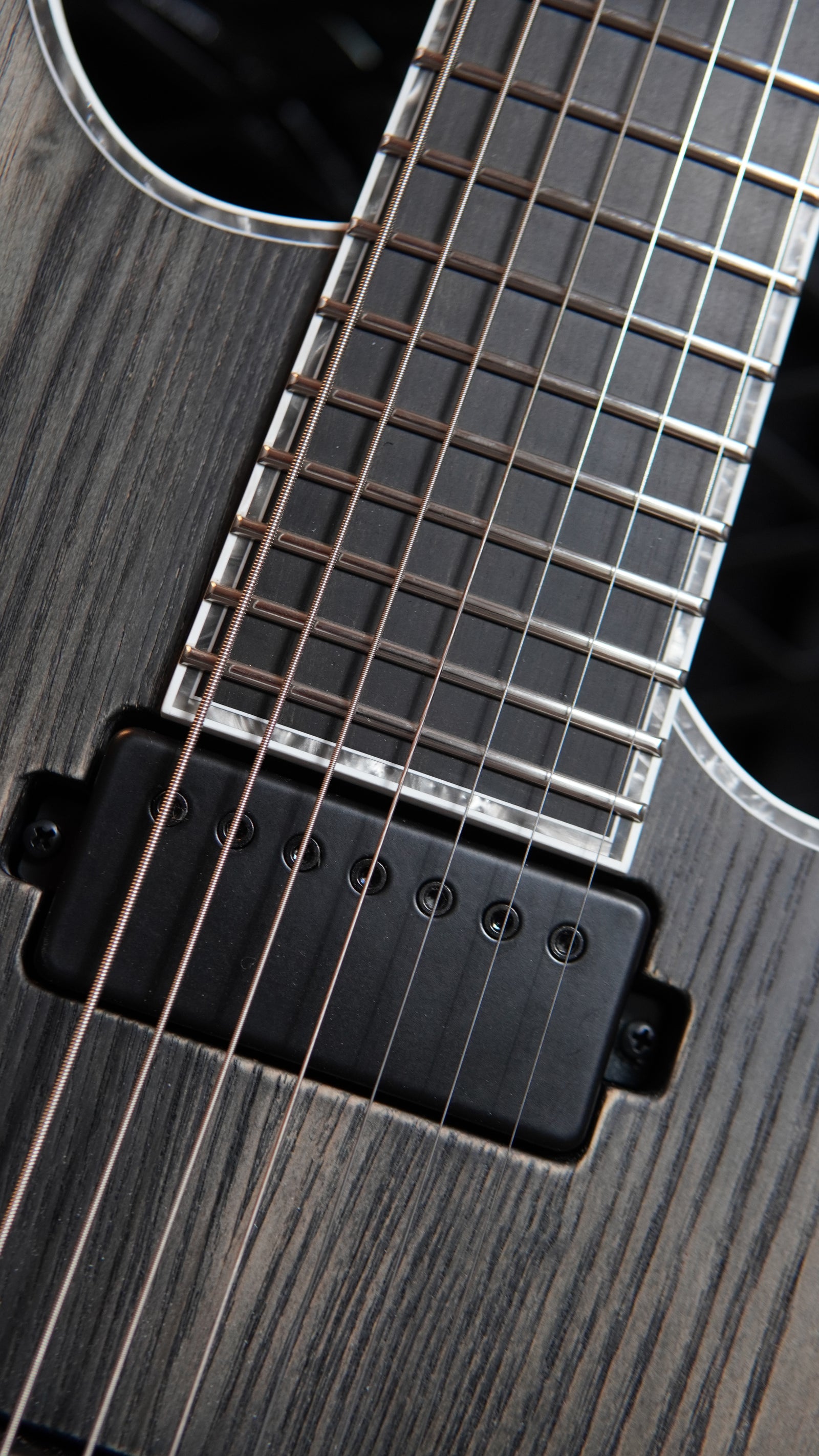 Mayones Regius Gothic 7 Electric Guitar - Antique Black