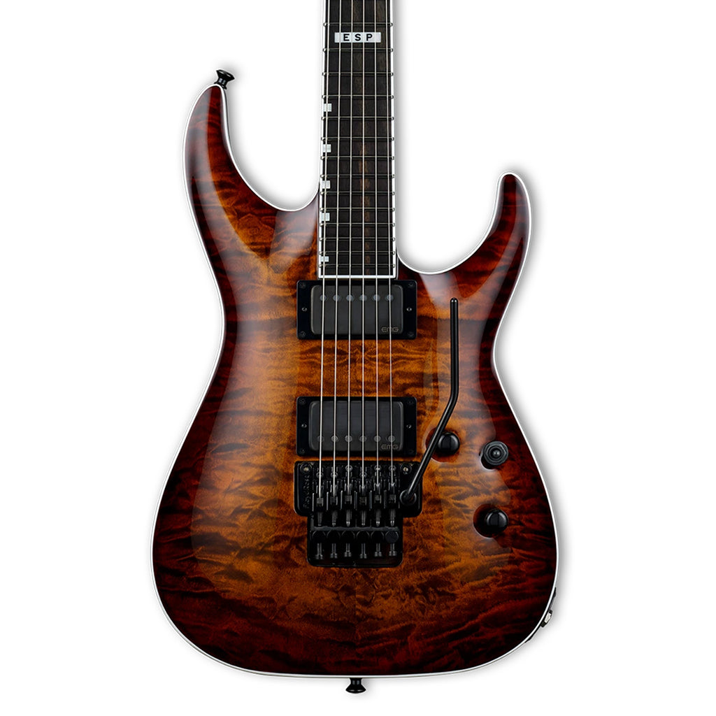 ESP E-II Horizon FR-II Tiger Eye Sunburst Electric Guitar