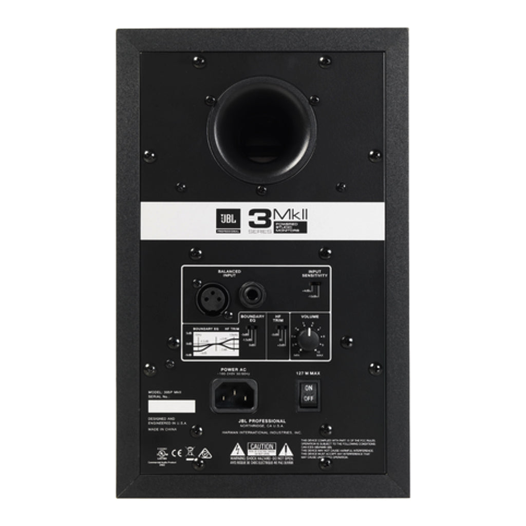 JBL LSR305MKII Studio Monitor 5" Two Way Powered Bi Amp Studio Monitor Speaker Single