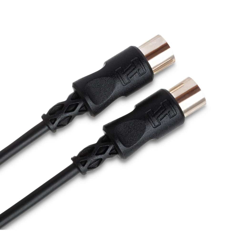 Hosa Technology - 5-pin DIN to Same - MIDI Cable 15ft, Black