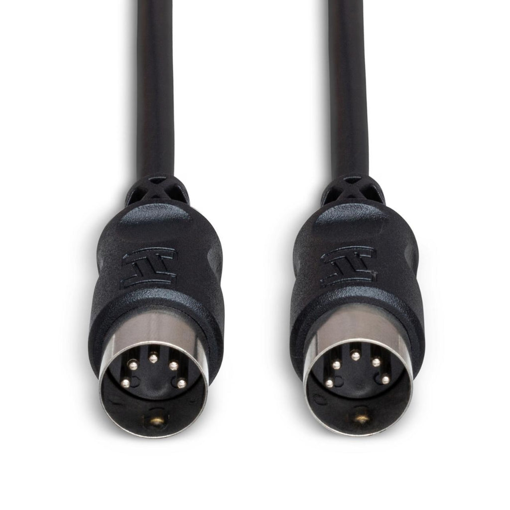 Hosa Technology - 5-pin DIN to Same - MIDI Cable 15ft, Black