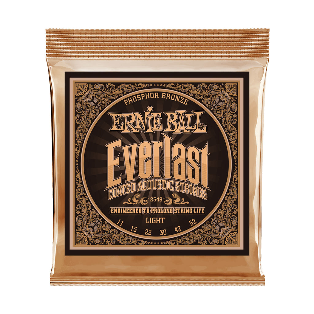 Ernie Ball E2548 Everlast Phosphor Bronze 11-52 Acoustic Guitar Strings Fretted Instrument Strings P02548