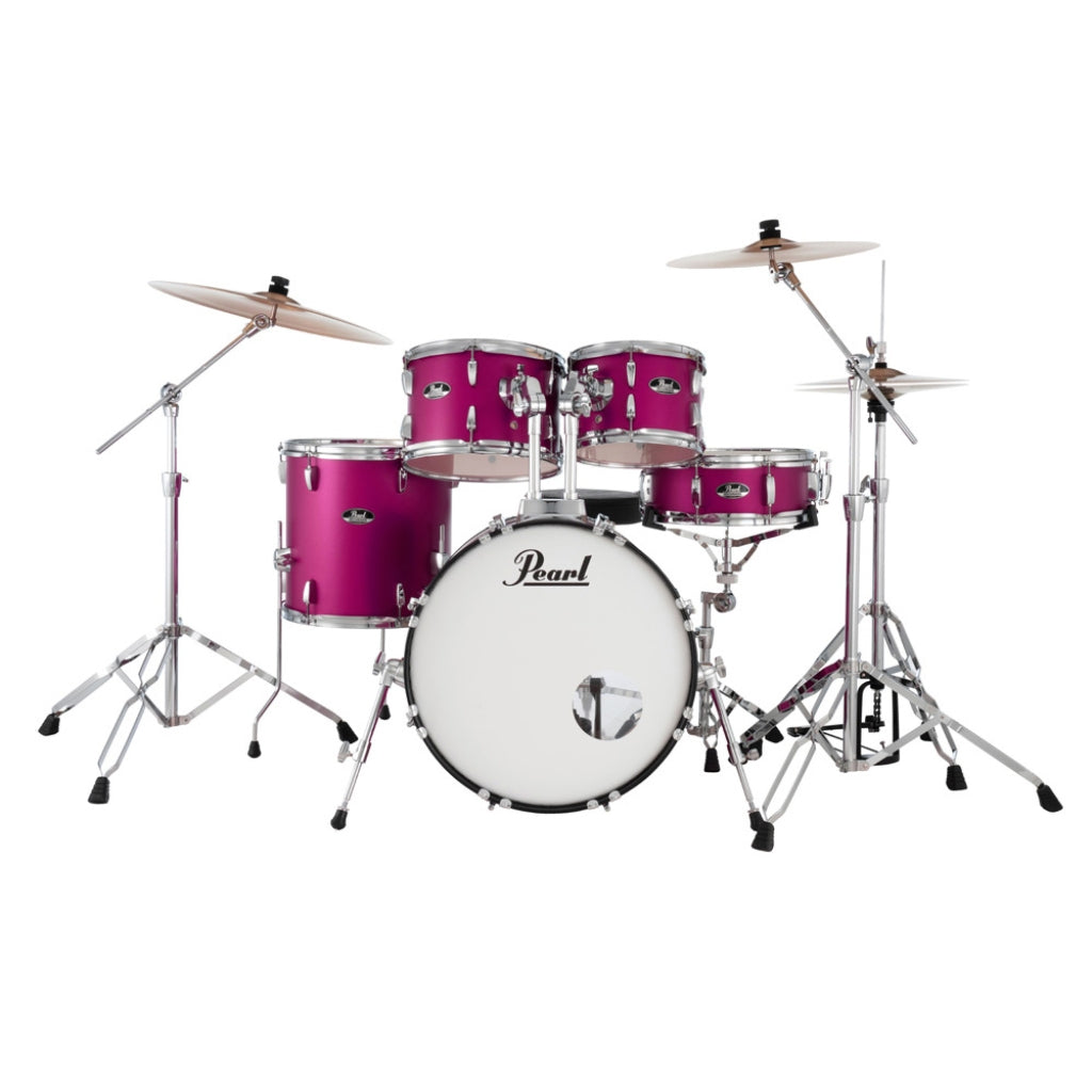 Pearl - Roadshow-PLUS 5pc 22" Drum Package with Pearl Cymbals - Pink Metallic