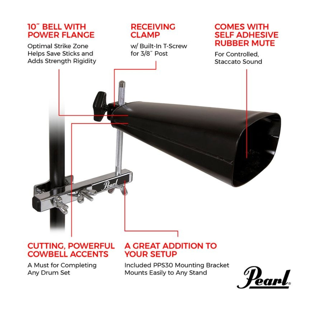 Pearl - Rock Cowbelll - with PPS 30 Mount