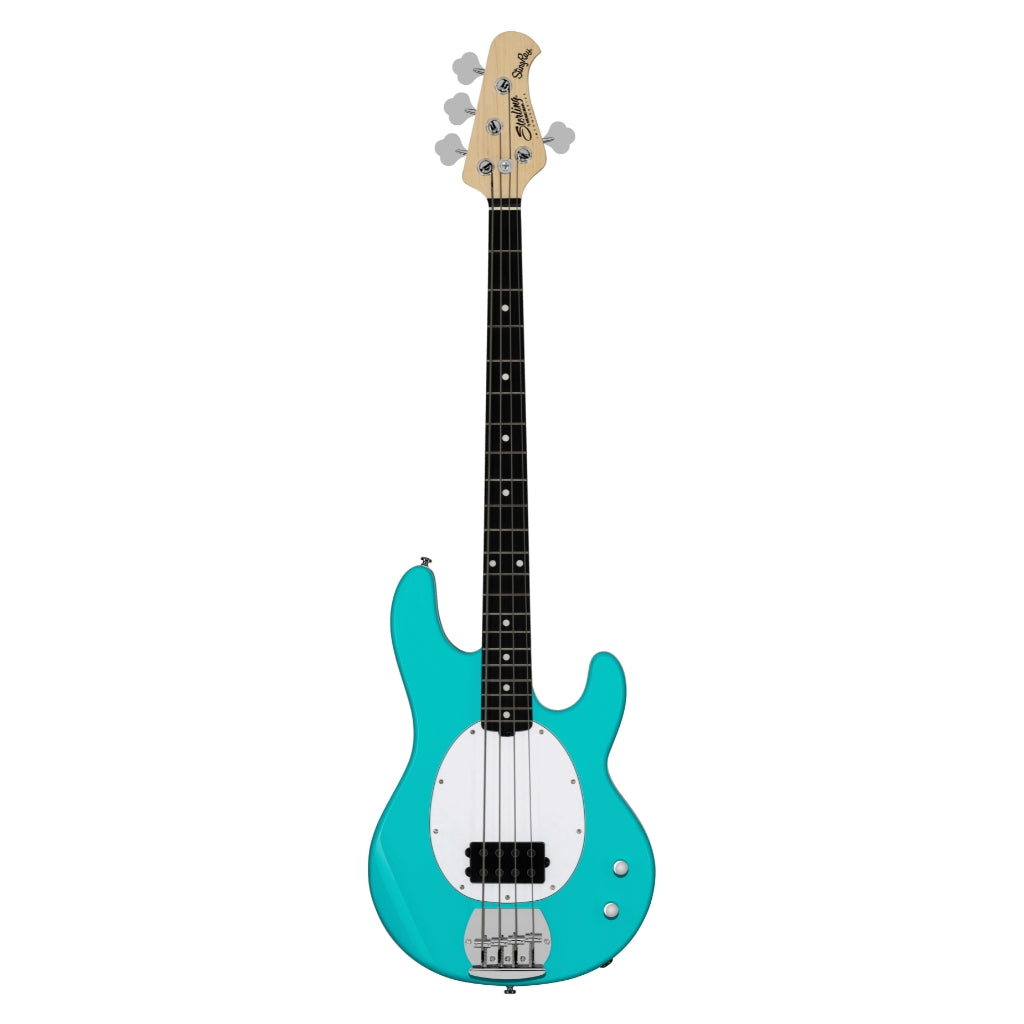 Sterling by Music Man - Ray2 StingRay Bass - Electric Blue with Amaranth Neck
