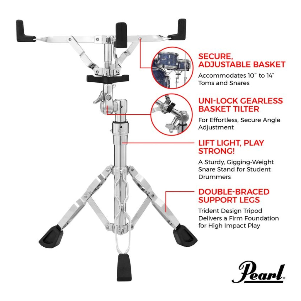 Pearl Snare Stand with Uni-Lock Tilter-Sky Music