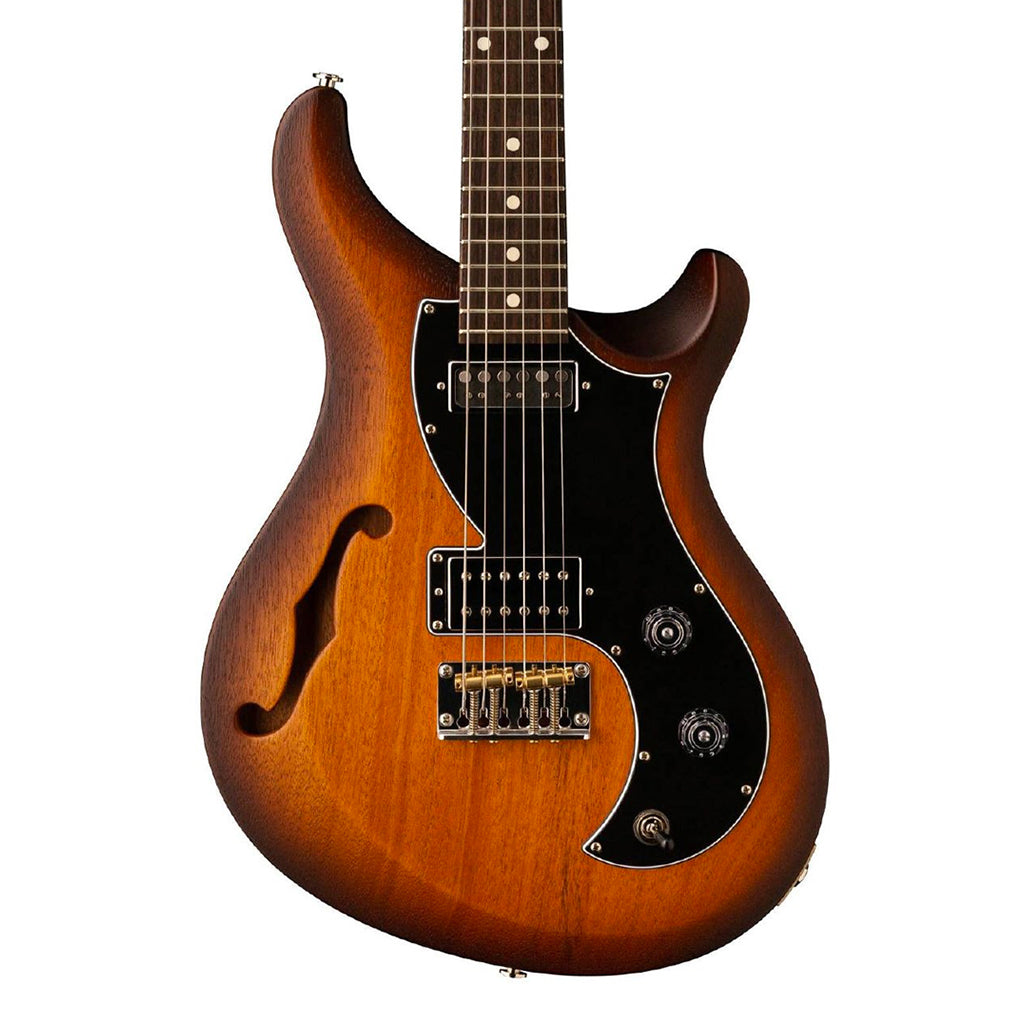 PRS S2 Vela Semi Hollow Satin McCarty Tobacco Sunburst Dot Inlay