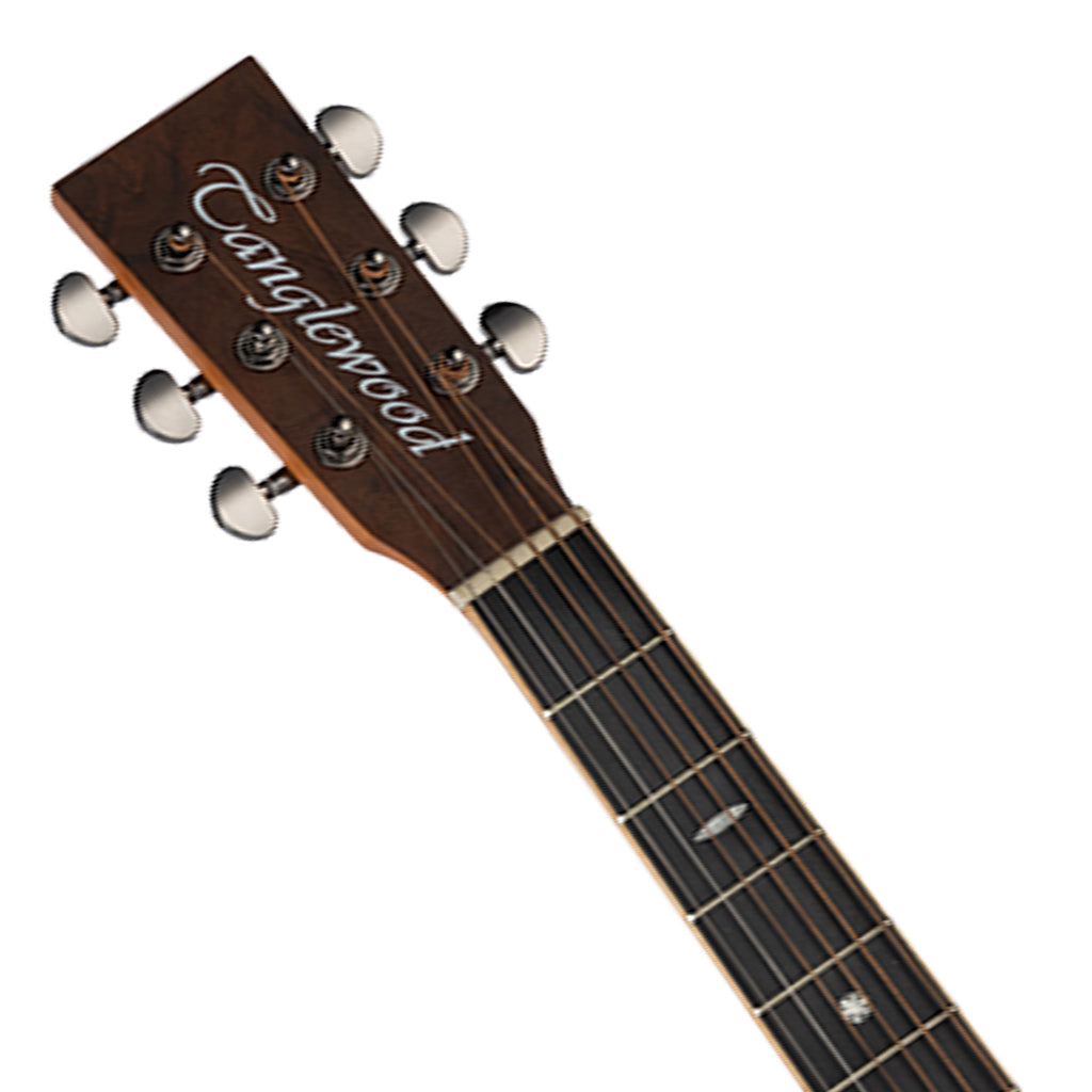 Tanglewood TRU3 HR LH Reunion Pro Solid Australian Red Cedar Top Folk with Hawaiian Rain Wood Back and Sides Left Handed