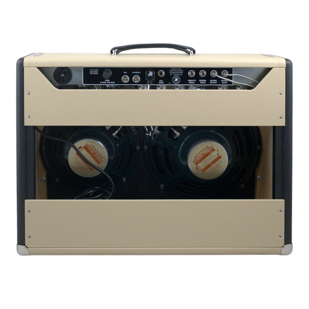 Achillies Amplification Zephyr 35 1x12 + 1x10 Combo Black and Tan
