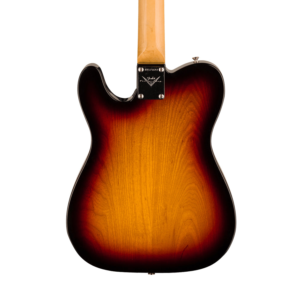 Fender Custom Shop 1967 Telecaster Bigsby Deluxe Closet Classic Electric Guitar - 3-Color Sunburst hero back