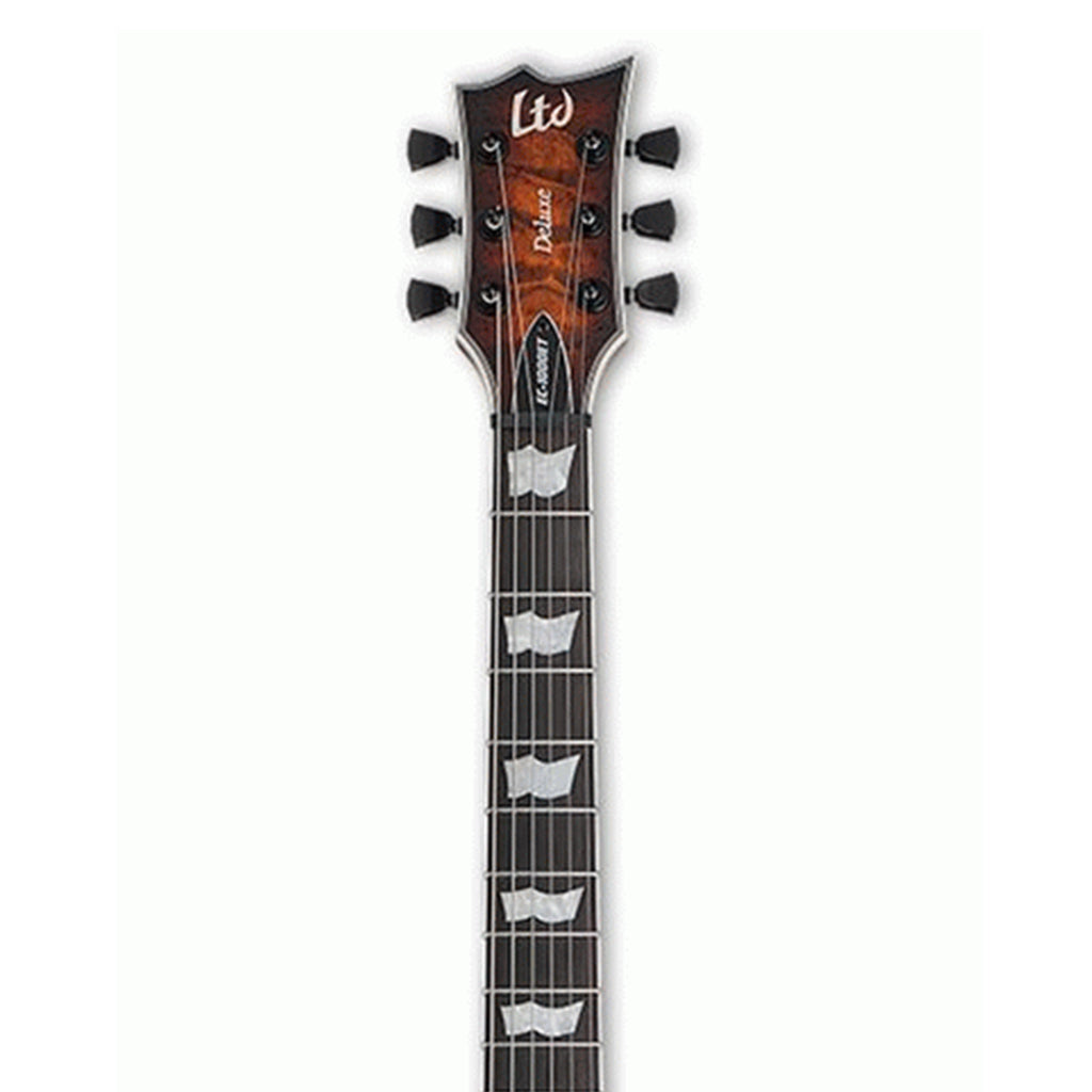 ESP LTD EC1000 Evertune Quilted Maple Dark Brown Sunburst