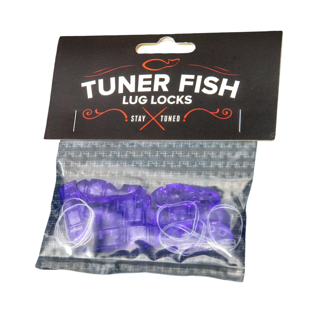 Tuner Fish Lug Locks 8 Pack - Purple