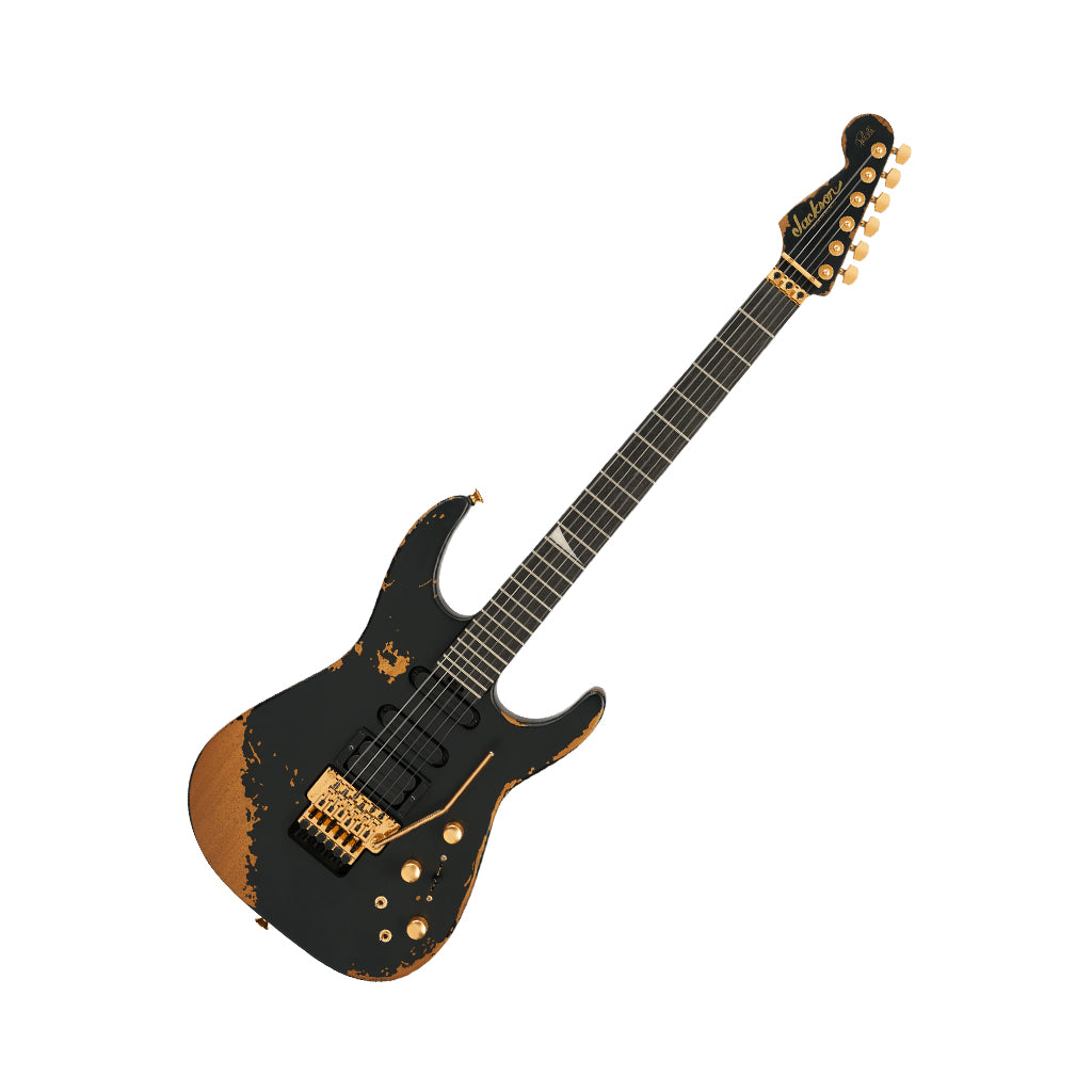 Jackson Pro Series Signature Phil Collen PC1-E Electric Guitar - Worn Black