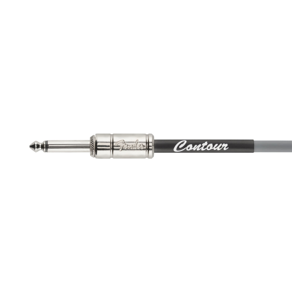 Fender - Contour Series Straight to Straight Instrument Cable - 15 foot Inca Silver