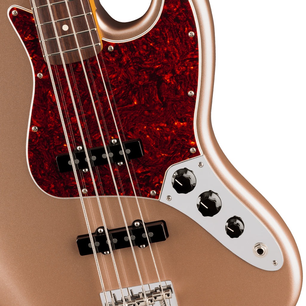 Fender American Professional Classic Jazz Bass Rosewood Fingerboard - Faded Firemist Gold