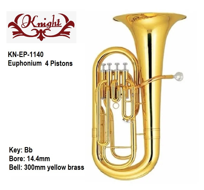 Knight Euphonium EP-1140, 4 Pistons, with Case