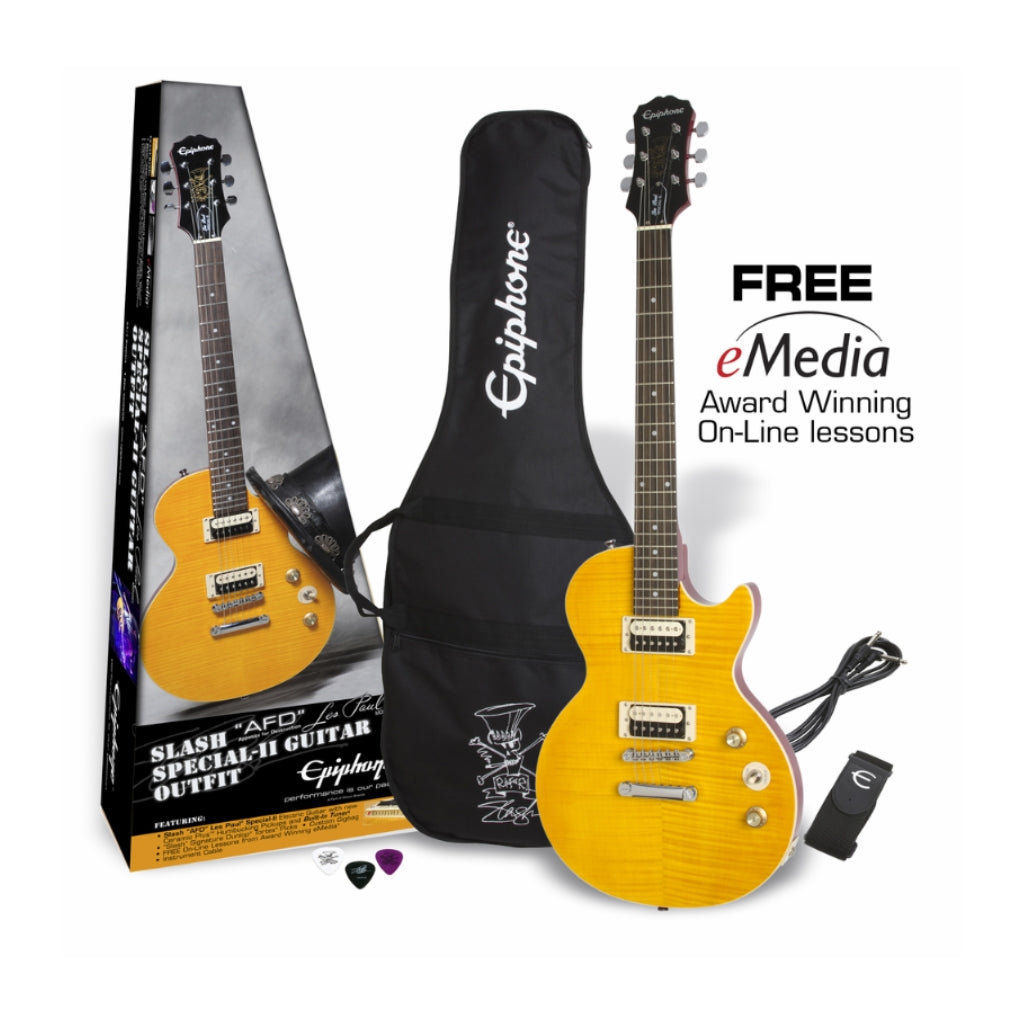 Epiphone - Slash Appetite Les Paul Special-II Performance Pack - Appetite Amber