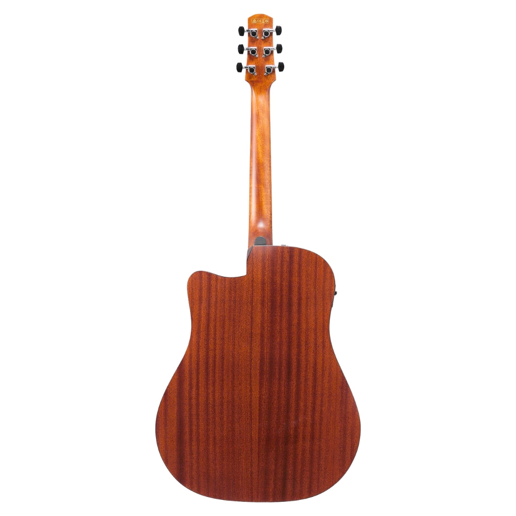 Ibanez - AAD50CE Advanced Acoustic/Electric Guitar - Light Brown Sunburst Low Gloss