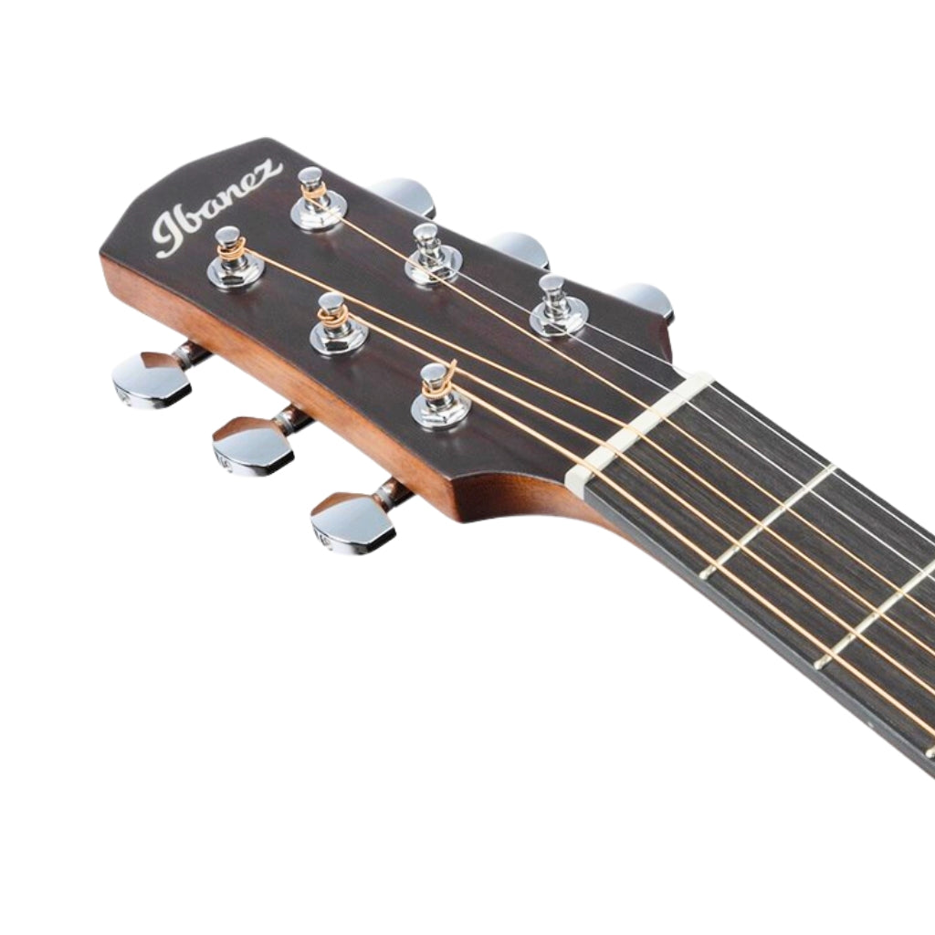 Ibanez - AAD50CE Advanced Acoustic/Electric Guitar - Transparent Charcoal Burst Low Gloss