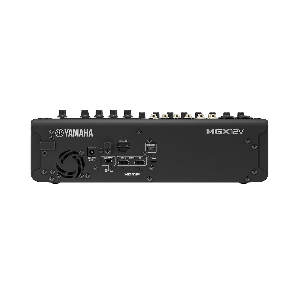 Yamaha MGX12V Digital Mixer w/Video Interface - Black