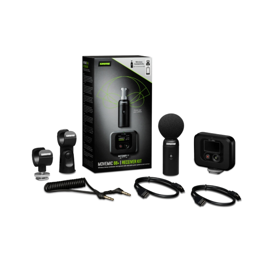Shure MoveMic 88+ Wireless Stereo Microphone
