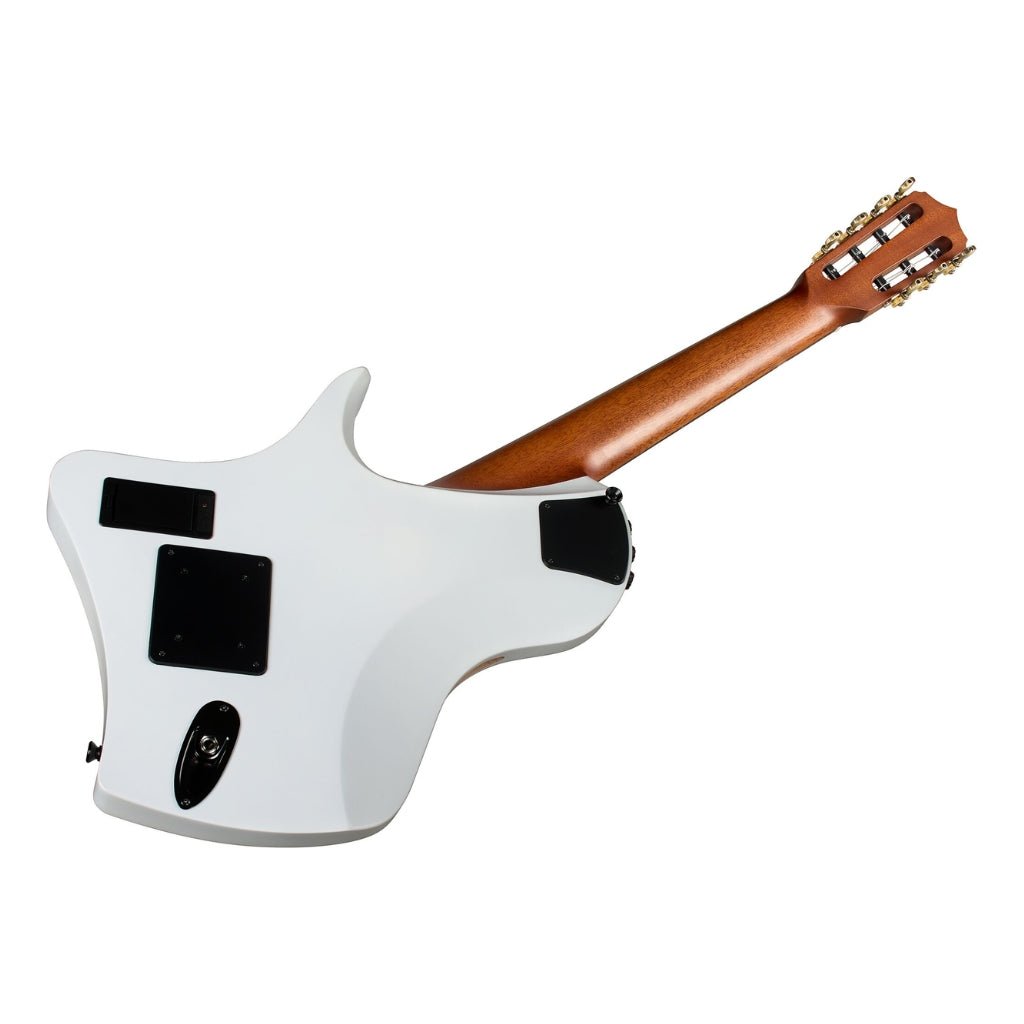 Abasi Stage 7 Nylon-String Acoustic-Electric Guitar - White Burst Acoustic Guitars Sky Music