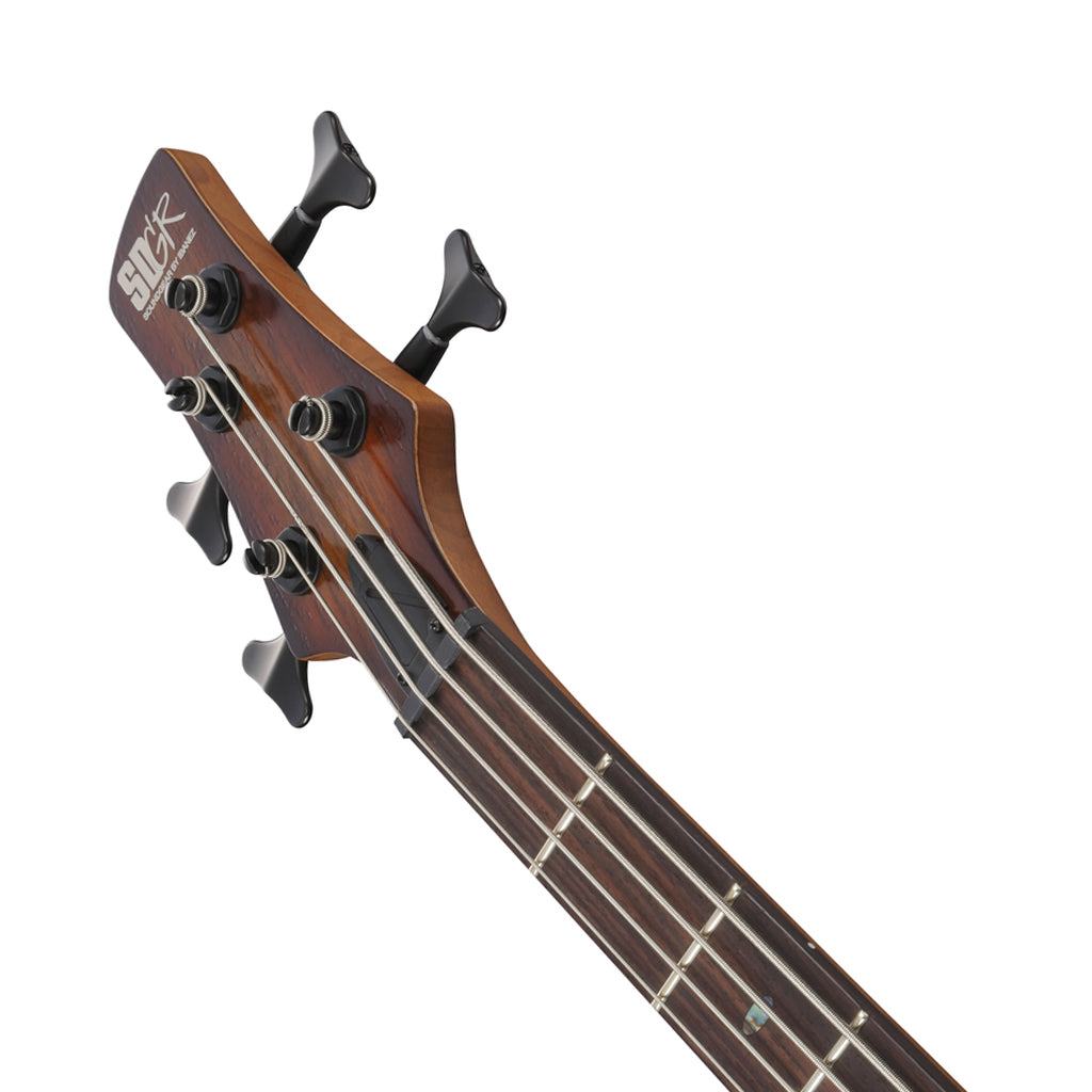 Ibanez SR500AL Left Handed Electric Bass Bartolini Pickups - Mahogany Brown Burst Low Gloss