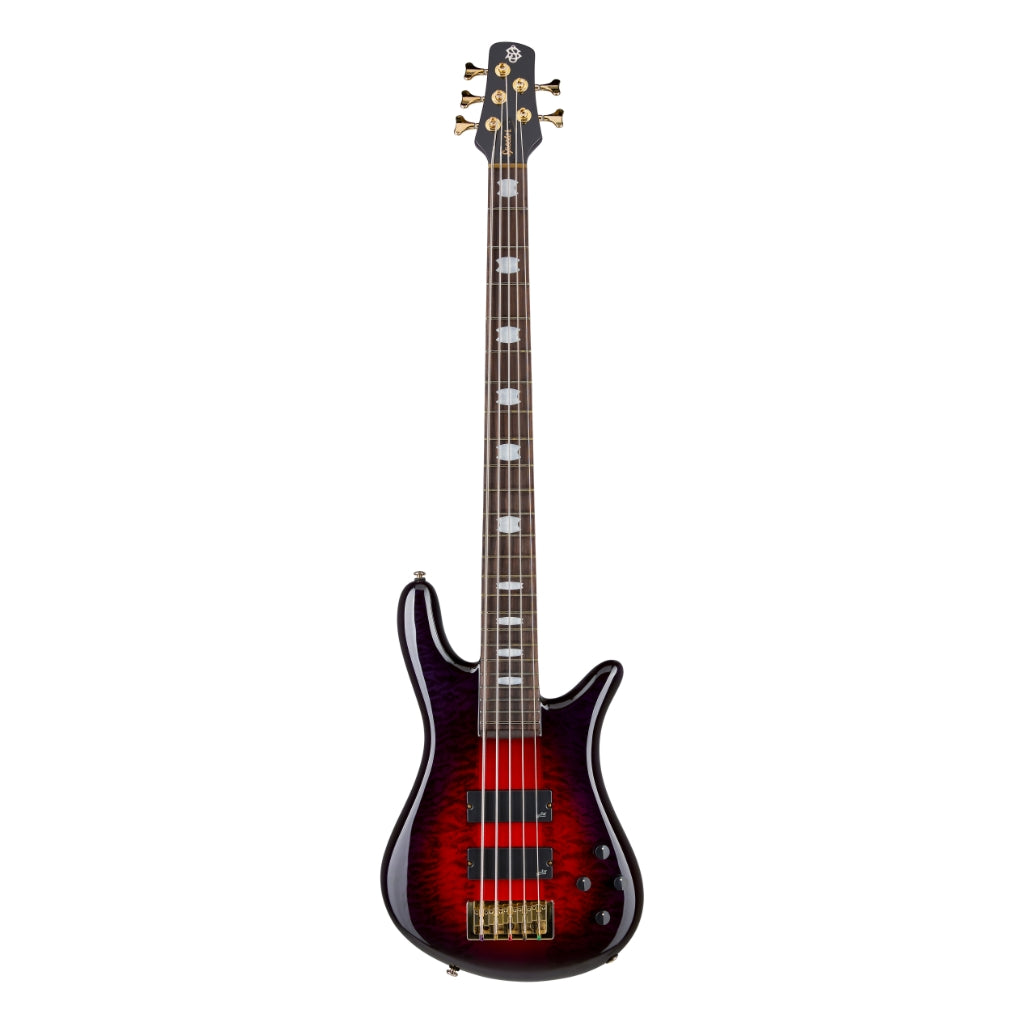 Spector - Icon NS-5 Neck Through Electric Bass Guitar - Purple Cherry