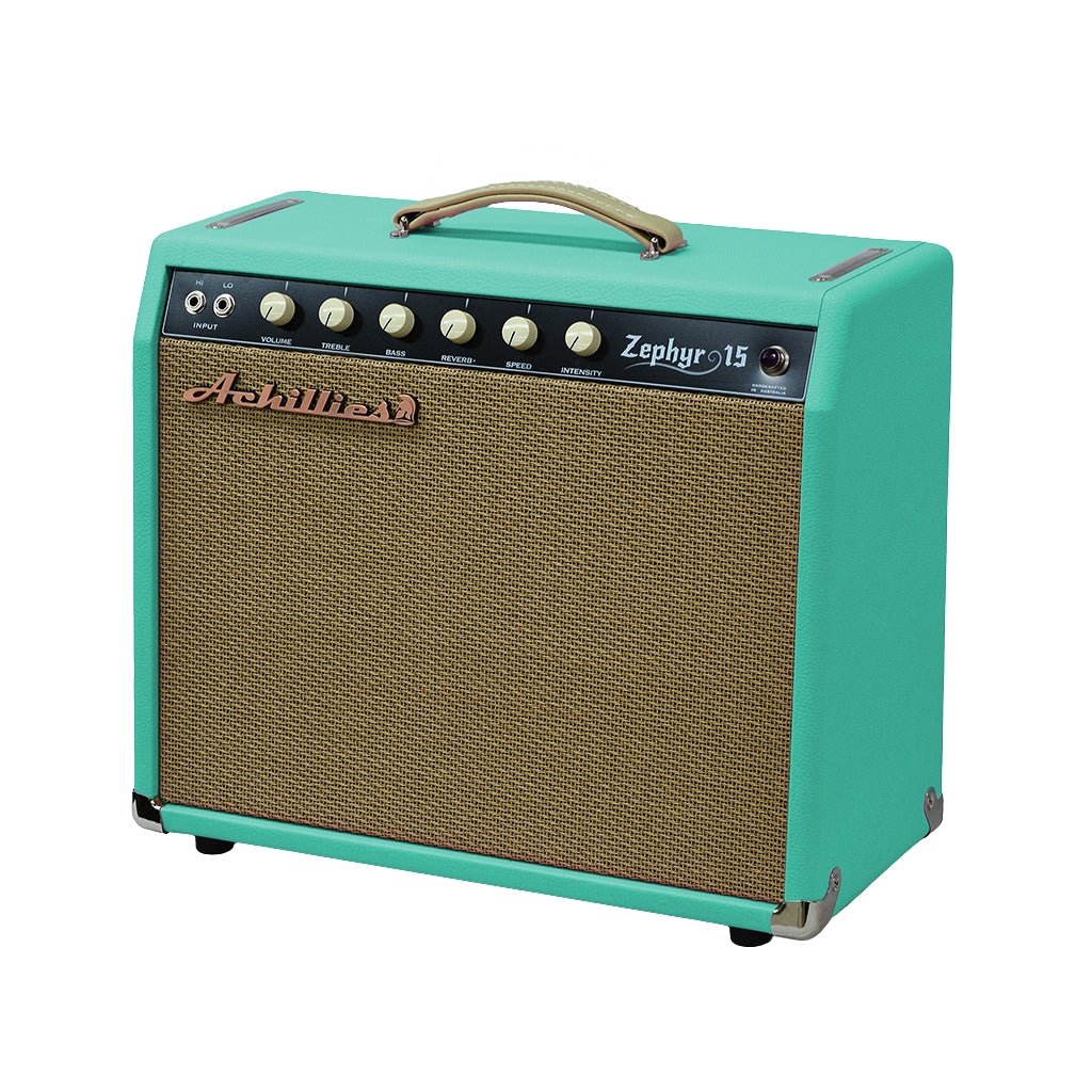 Achillies Zephyr 15 Combo Amplifier - Teal Electric Guitar Amplifiers Sky Music