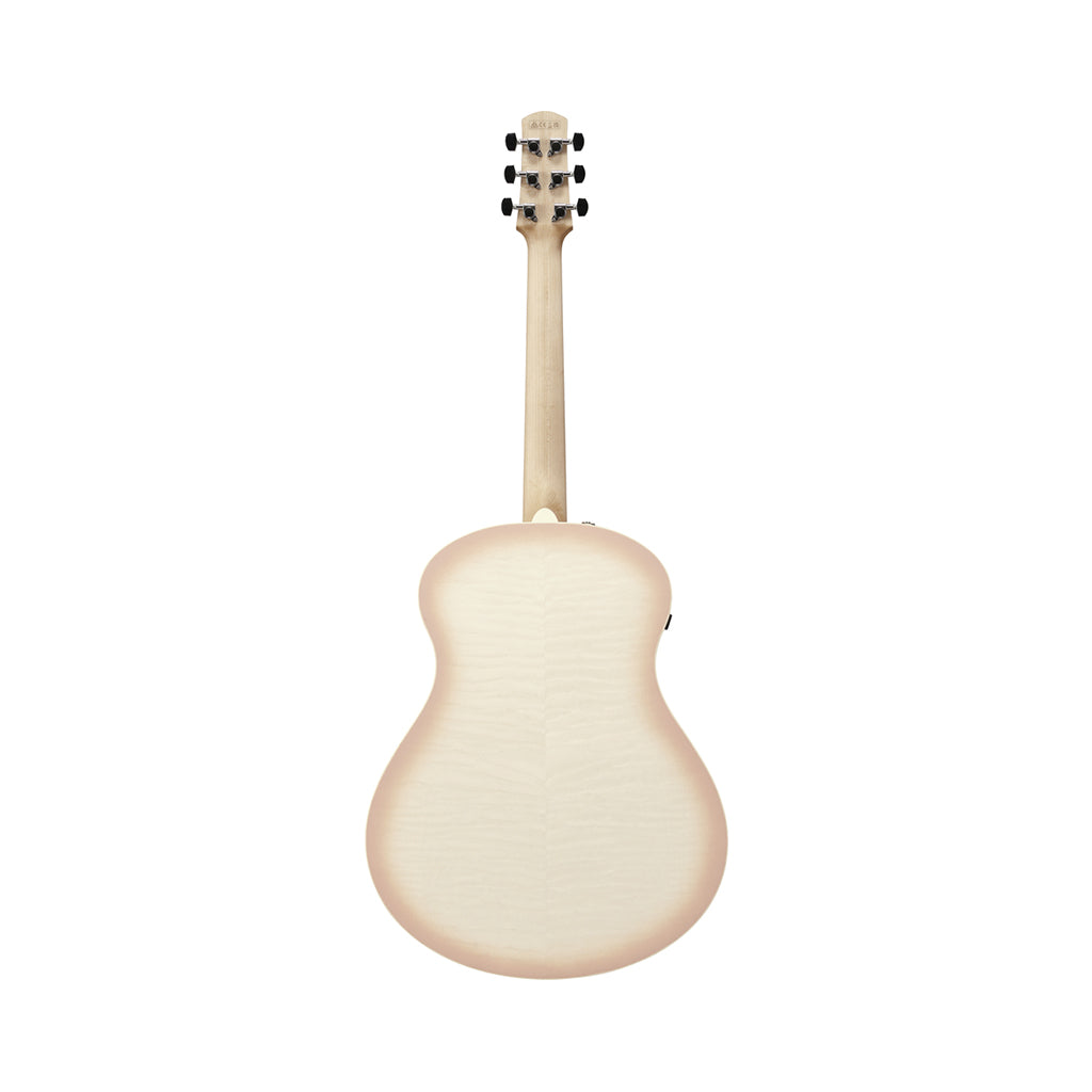 Ibanez AAM370M2E Auditorium Acoustic/Electric Guitar - Transparent Antique White Peach Fuzz Open Pore