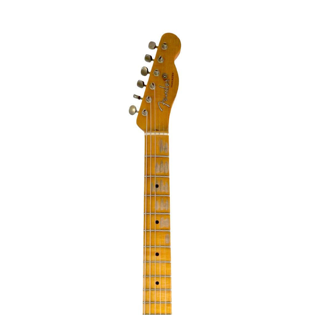 Fender Custom Shop Dual P90 Thinline Telecaster Relic Limited Edition Electric Guitar - Blue Floral headstock