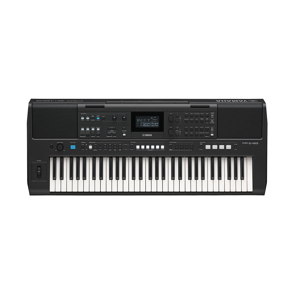 Yamaha - PSR-E483 61-Key - Portable Keyboard