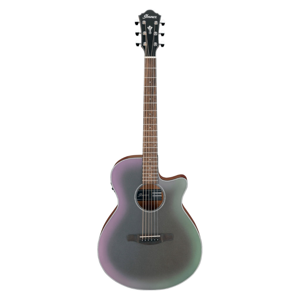 Ibanez - AEG50 - Black Aurora Burst Matte Electro Acoustic Guitar