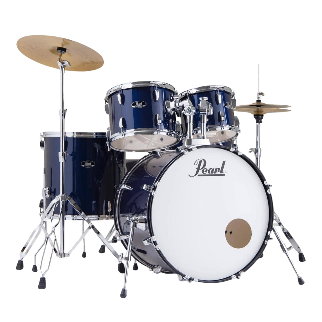 Pearl - Roadshow 20" 5pc Fusion Drum Kit with Hardware and Cymbals - Royal Blue Metallic