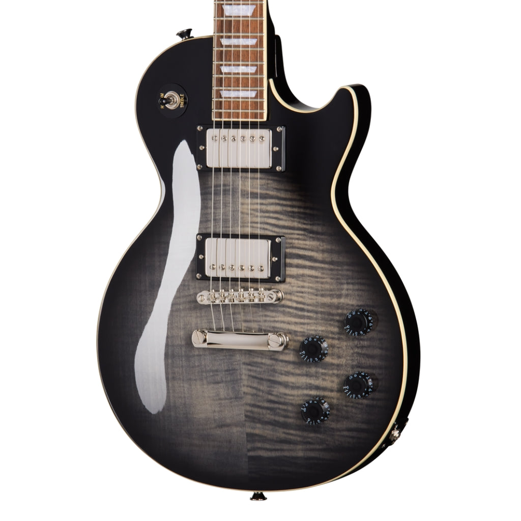 Epiphone - Les Paul Tribute Electric Guitar - Transparent Ebony Burst