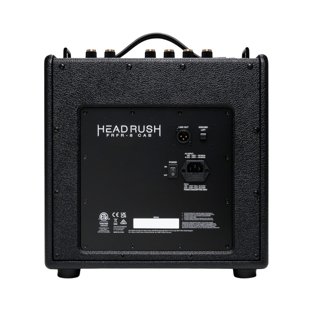 HeadRush FRFR-8 Guitar/Bass Amplifier Cabinet w/Bluetooth back