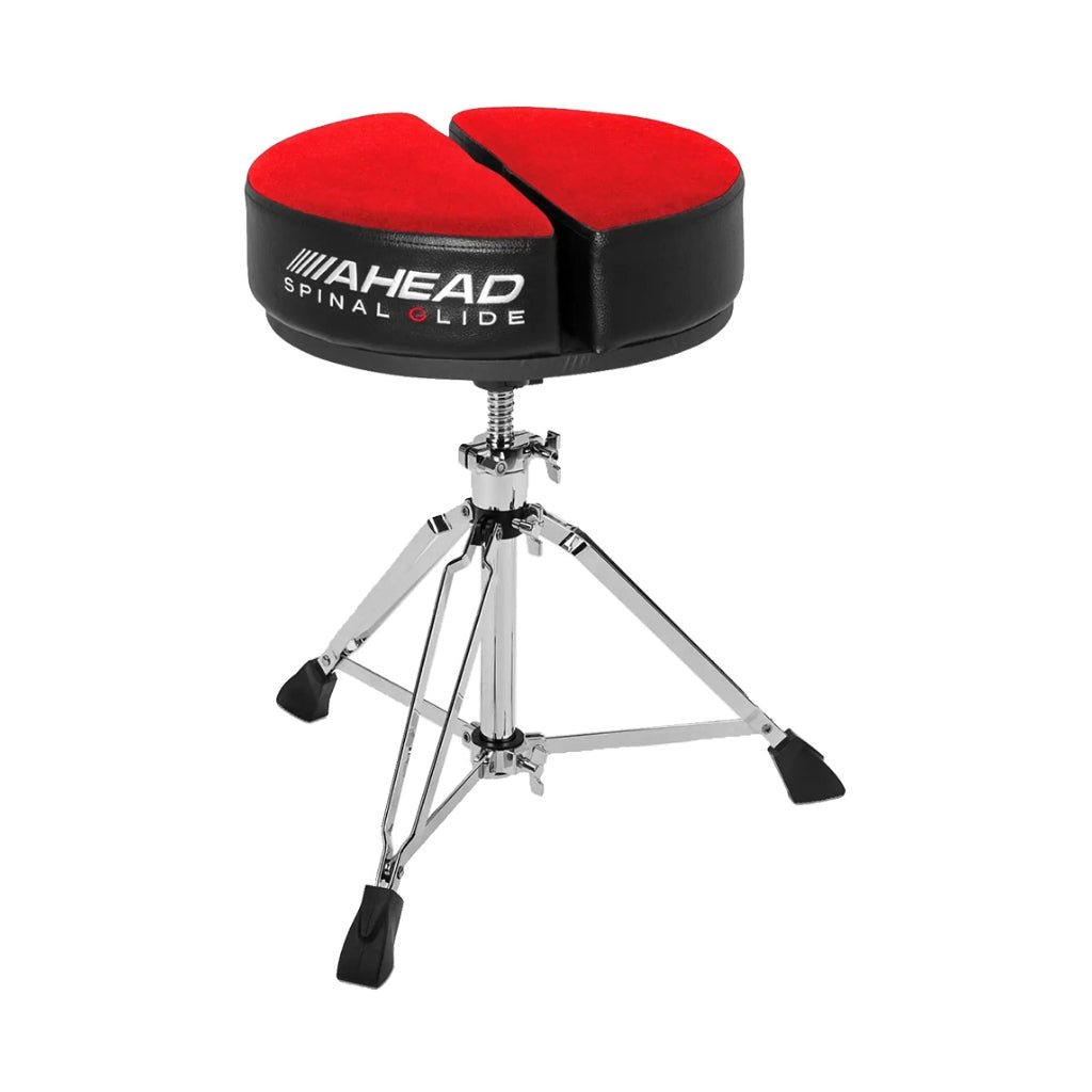 Ahead Spinal-G Drum Throne Round Top Red 3-Leg Drum Hardware Sky Music