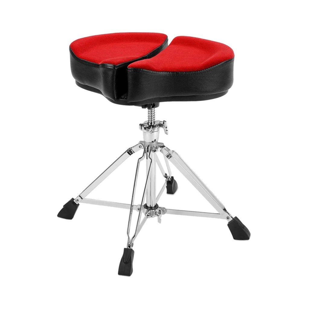 Ahead Spinal-G Drum Throne Saddle Top Red 4-Leg Drum Accessories Sky Music