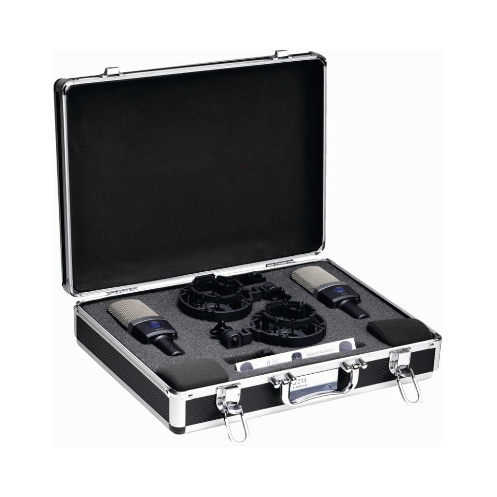 AKG Matched Pair of C214 Microphones Sky Music