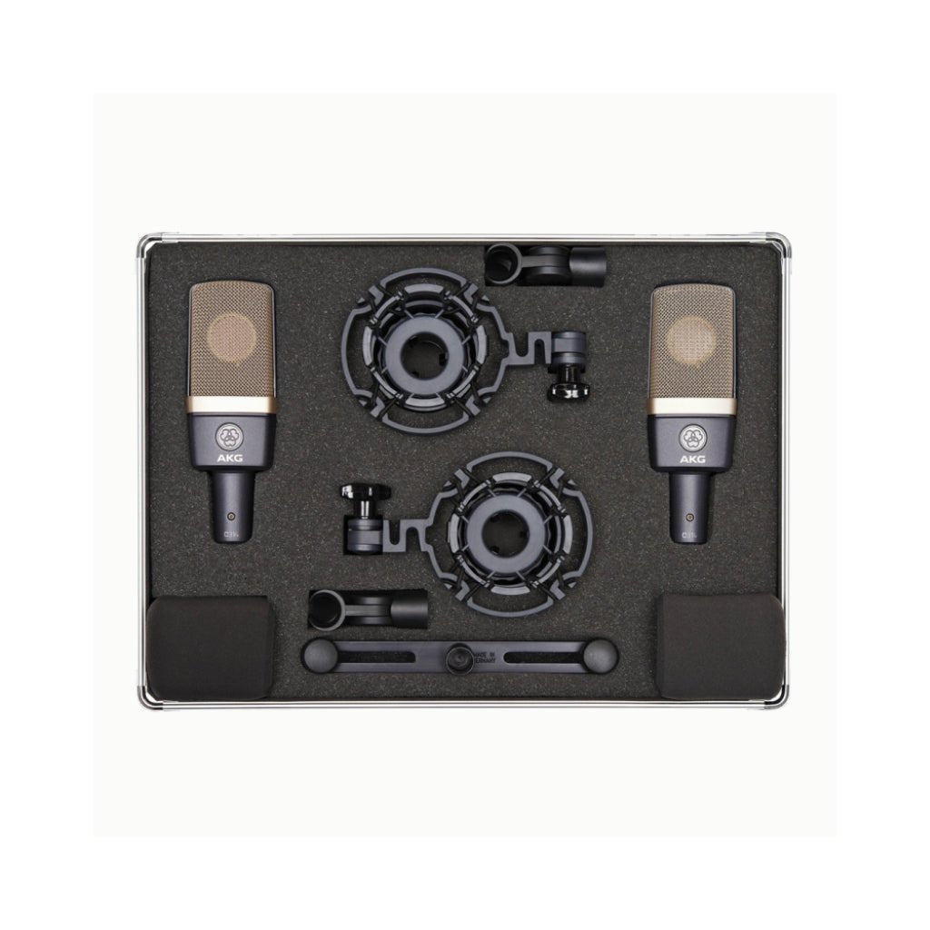 AKG Matched Pair of C314 Microphones Sky Music