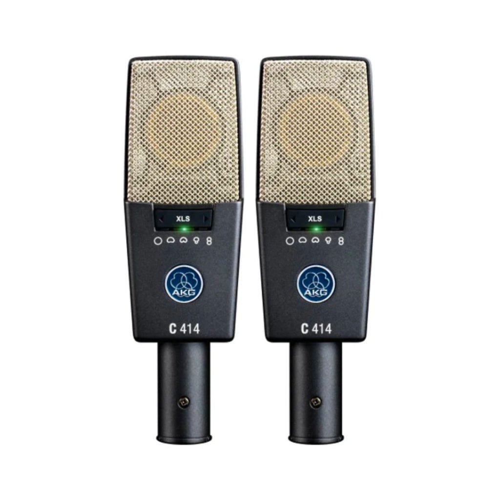 AKG Matched Pair of C414XLS Microphones Sky Music