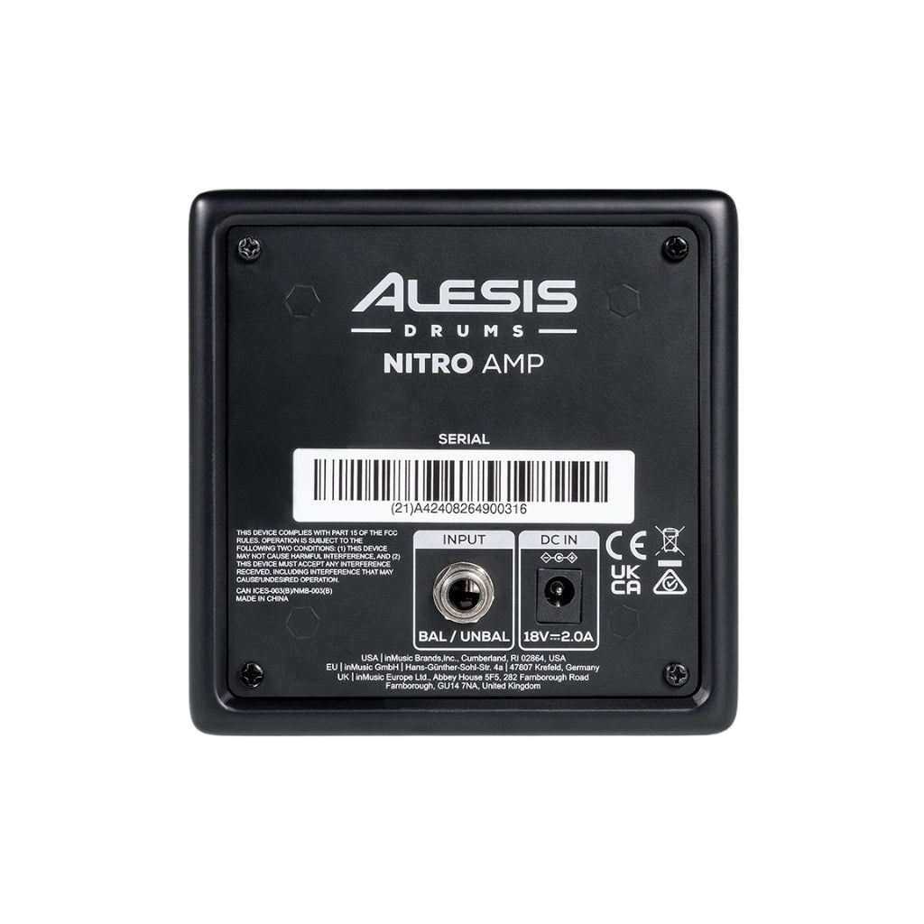Alesis NitroAmp Compact 70 Watt Rack Mountable Powered Speaker Speakers Sky Music