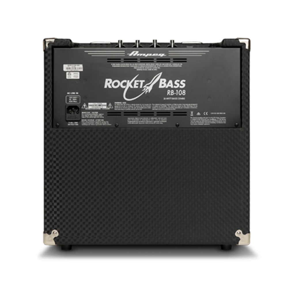 Ampeg Rocket Bass RB-108 1 x 8-inch 30-Watt Bass Combo Amplifier Bass Guitar Amplifiers Sky Music