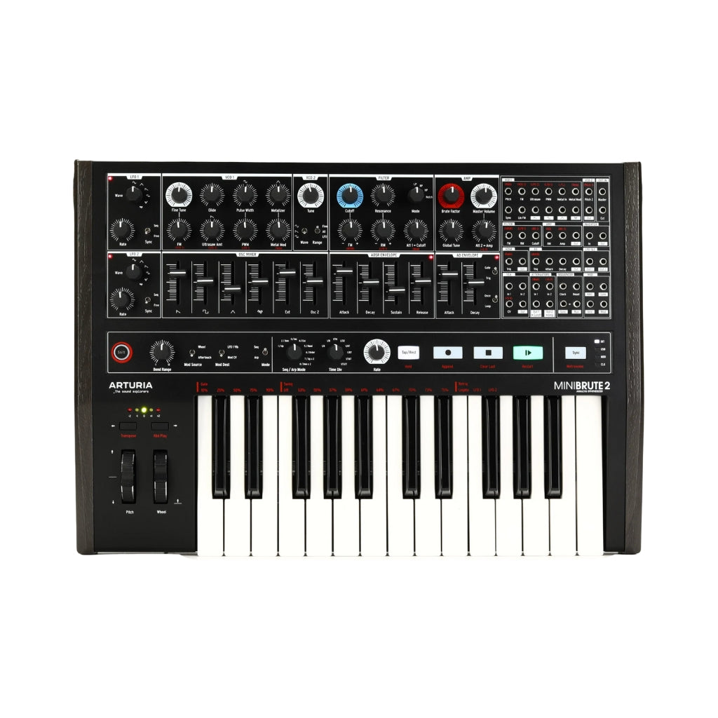 Arturia - MiniBrute 2 Semi-Modular Analog Synthesizer - Black