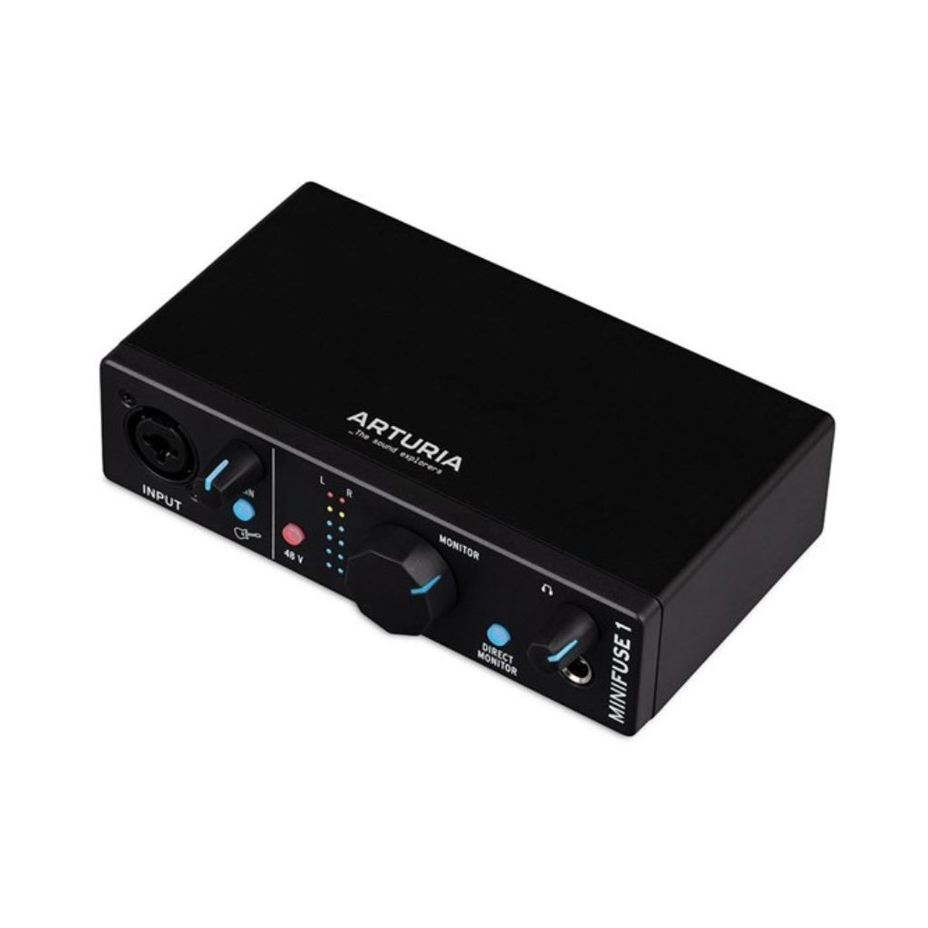 Arturia - MiniFuse 1 - 1 In/ 2 Out Audio Interface - Black