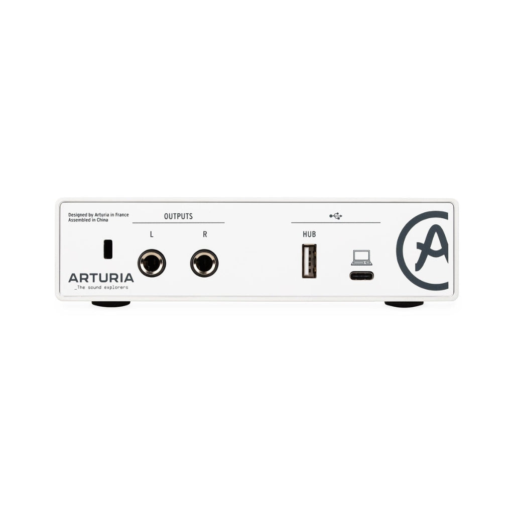 Arturia MiniFuse 1 - 1 In/ 2 Out Audio Interface - White