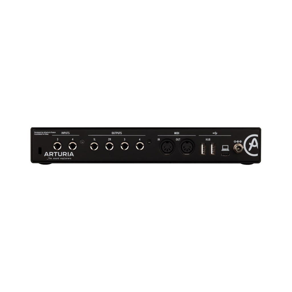 Arturia - MiniFuse 4 4-in/4-out USB-C Audio Interface - Black